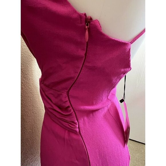 Zara Dress Long Wrap Dress Fushia Size S New $69 2298 174 - Picture 7 of 7